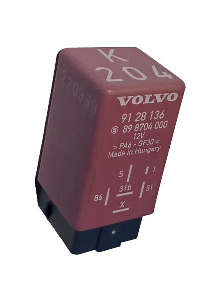 94-98 Volvo 850 960 S90 V90 Intermittent Relay #K204 12V 91 28 136, 89 8704 000