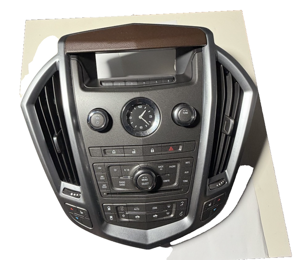 2010-2012 Cadillac SRX Navigation Radio Dash Vents Control Panel Bezel 20864868