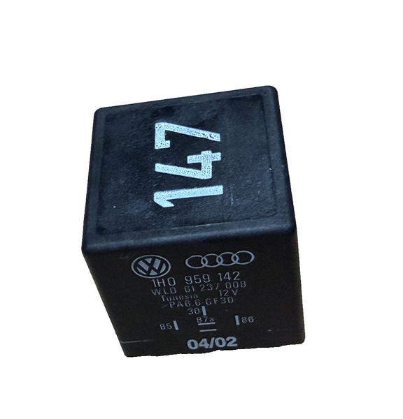 1997-2002 Audi A8 AC Air Conditioner Relay #147 1H0 959 142, WL0 61 237 008