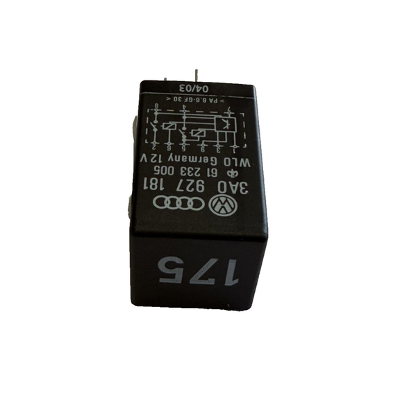 Accessory Power Relay 3A0 927 181 Black fits 1999-2005 Volkswagen Jetta