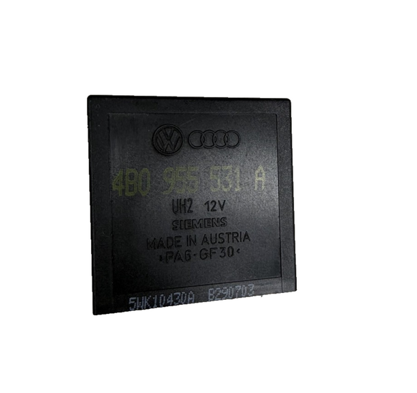 1997-2003 Volkswagen MK4 Golf Relay 12V 4B0 955 531 A, 5WK10430A Black