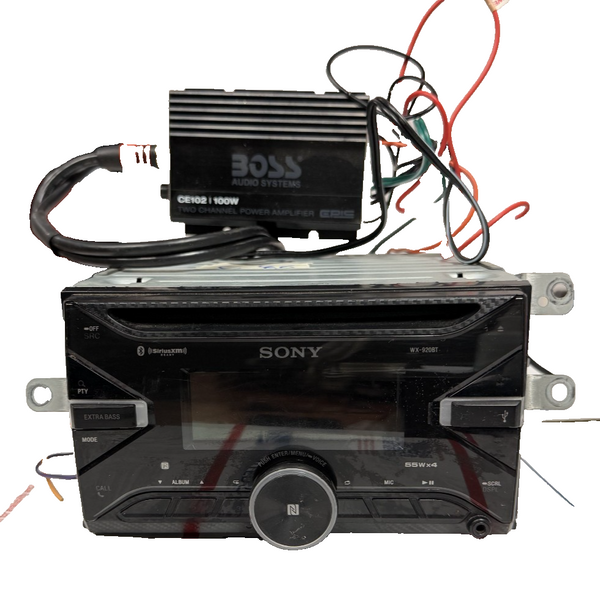 Sony Media Audio Radio Bluetooth Receiver with Two Channel Amplifier WX 920BT