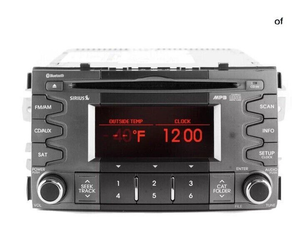 2010-2011 Kia Soul AM FM MP3 Radio CD Player Bluetooth Music - 96150-2K205AMAL