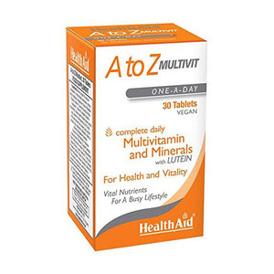HEALTHAID A TO Z MULTIVIT TABLETS 30 HEALTHAID A TO Z MULTIVIT TABLETS 30