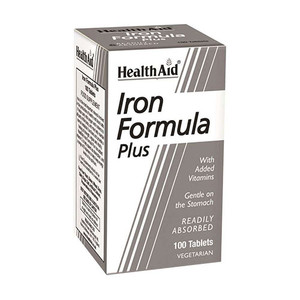 HEALTHAID IRON FORMULA PLUS TABLETS 100