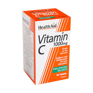 HEALTHAID VITAMIN C 1000MG PROLONGED RELEASE TABLETS 30 HEALTHAID VITAMIN C 1000MG PROLONGED RELEASE TABLETS 30