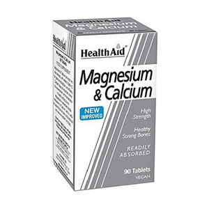 HEALTHAID MAGNESIUM & CALCIUM TABLETS 90 HEALTHAID MAGNESIUM & CALCIUM TABLETS 90