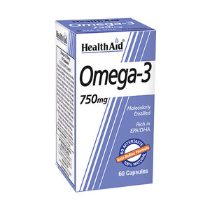 HEALTHAID OMEGA 3 750MG CAPSULES 60 HEALTHAID OMEGA 3 750MG CAPSULES 60