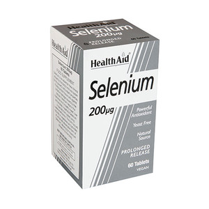 HEALTHAID SELENIUM 200MCG PROLONGED RELEASE TABLETS 60 HEALTHAID SELENIUM 200MCG PROLONGED RELEASE TABLETS 60
