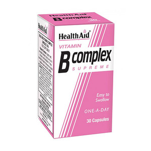 HEALTHAID VITAMIN B COMPLEX SUPREME CAPSULES 30 HEALTHAID VITAMIN B COMPLEX SUPREME CAPSULES 30