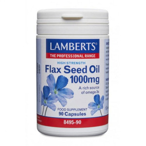 LAMBERTS FLAX SEED OIL 1000MG CAPSULES 90 LAMBERTS FLAX SEED OIL 1000MG CAPSULES 90