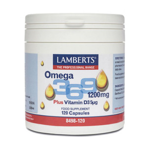 LAMBERTS OMEGA369 CAPSULES 120 LAMBERTS OMEGA369 CAPSULES 120