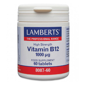 LAMBERTS VITAMIN B12 1000MCG TABLETS 60 LAMBERTS VITAMIN B12 1000MCG TABLETS 60