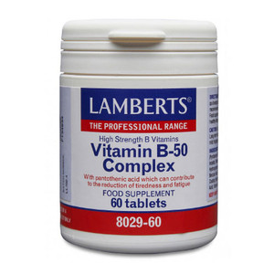 LAMBERTS VITAMIN B50 COMPLEX TABLETS 60 LAMBERTS VITAMIN B50 COMPLEX TABLETS 60
