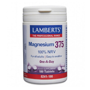 LAMBERTS MAGNESIUM 375 TABLETS 180 LAMBERTS MAGNESIUM 375 TABLETS 180
