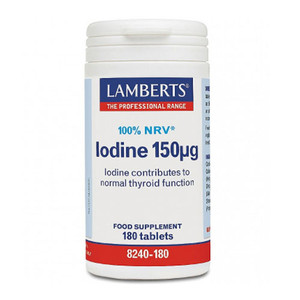 LAMBERTS IODINE 150MCG TABLETS 180 LAMBERTS IODINE 150MCG TABLETS 180