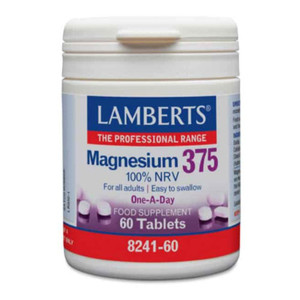 LAMBERTS MAGNESIUM 375 TABLETS 60 LAMBERTS MAGNESIUM 375 TABLETS 60