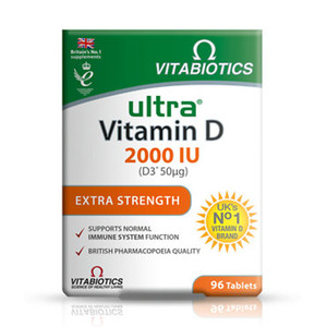 VITABIOTICS ULTRA VITAMIN D 2000IU TABLETS 96 VITABIOTICS ULTRA VITAMIN D 2000IU TABLETS 96