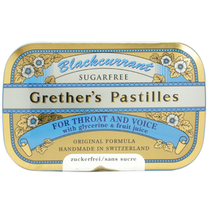 GRETHERS FRUIT PASTILLES BLACKCURRANT SUGAR FREE 60G GRETHERS FRUIT PASTILLES BLACKCURRANT SUGAR FREE 60G