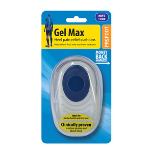 PROFOOT GEL MAX HEEL PAD MEN 1PR PROFOOT GEL MAX HEEL PAD MEN 1PR