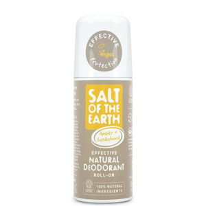 SALT OF THE EARTH NATURAL DEODORANT ROLLON AMBER & SANDALWOOD 75ML SALT OF THE EARTH NATURAL DEODORANT ROLLON AMBER & SANDALWOOD 75ML