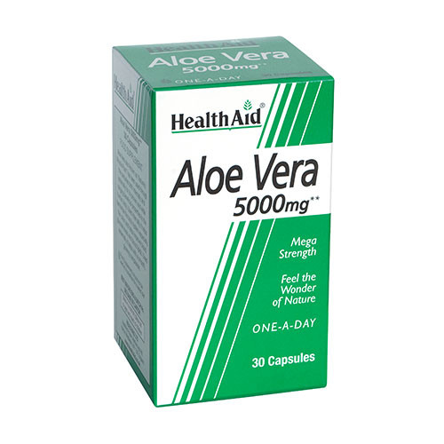 HEALTHAID ALOE VERA 5000MG CAPSULES 30