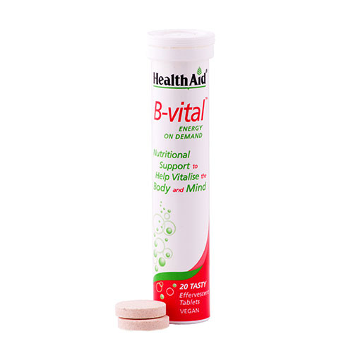 HEALTHAID B-VITAL EFFERVESCENT TABLETS 20