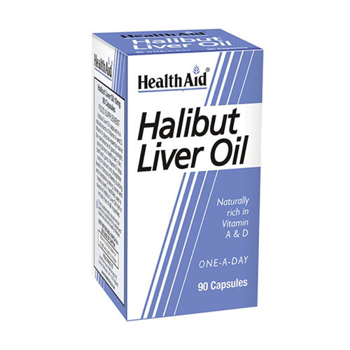 HEALTHAID HALIBUT LIVER OIL CAPSULES 90