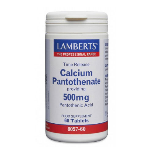 LAMBERTS CALCIUM PANTOTHERNATE 500MG TABLETS 60