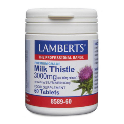 LAMBERTS MILK THISTLE 3000MG TABLETS 60