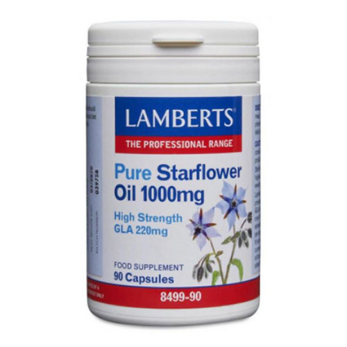 LAMBERTS PURE STARFLOWER OIL 1000MG CAPSULES 90