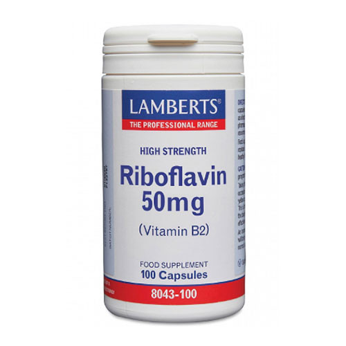 LAMBERTS RIBOFLAVIN 50MG CAPSULES 100