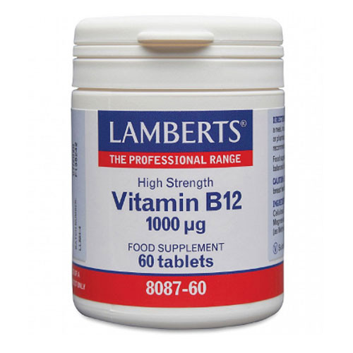 LAMBERTS VITAMIN B12 1000MCG TABLETS 60