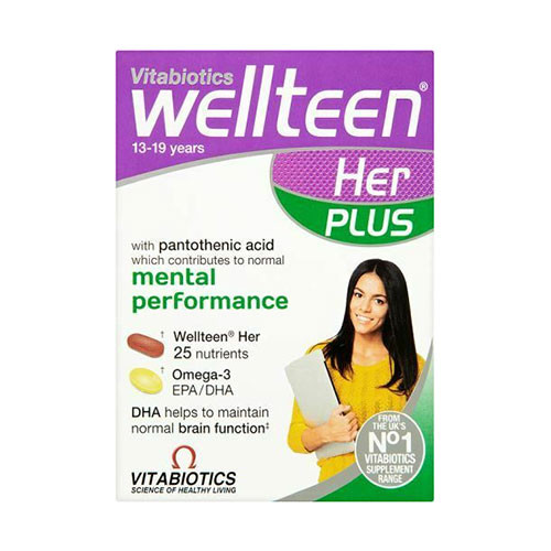 VITABIOTICS WELLTEEN HER PLUS TABLETS/CAPSULES 56