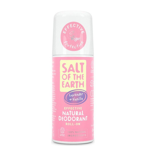 SALT OF THE EARTH NATURAL DEODORANT ROLLON LAVENDER & VANILLA 75ML