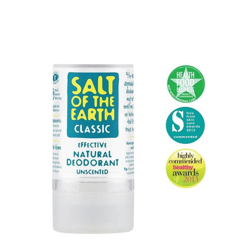 SALT OF THE EARTH NATURAL DEODORANT STICK UNSCENTED 90G