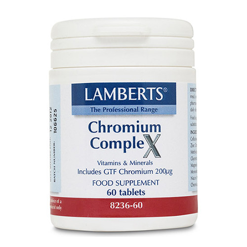 LAMBERTS CHROMIUM COMPLEX TABLETS 60