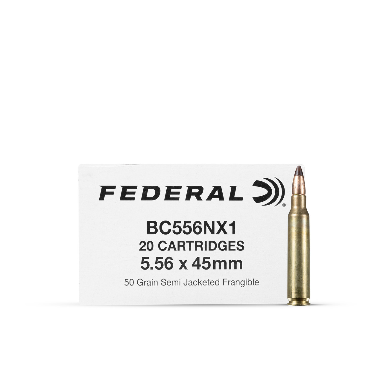 5.56 50GR FEDERAL FRANGIBLE  (100 rounds)