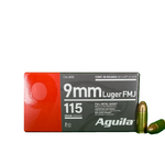 9mm Luger 115gr FMJ Aguila - 50 Rounds