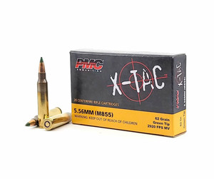 5.56 62GR Green Tip FMJ-BT PMC- 1000 Rounds 5.56 62GR Green Tip FMJ-BT PMC- 1000 Rounds