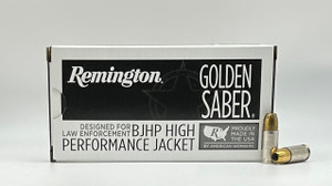 9mm Luger 124gr BJHP Remington Golden Saber - 50 Rounds 9mm Luger 124gr BJHP Remington Golden Saber - 50 Rounds