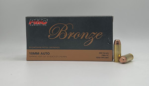 10mm Auto 200GR FMJ-TC PMC Bronze - 1,000 rounds