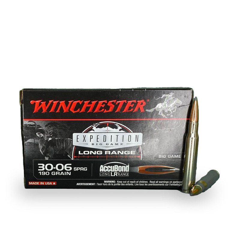 .30-06 Springfield 190gr AccuBond LR Winchester - 20 Rounds