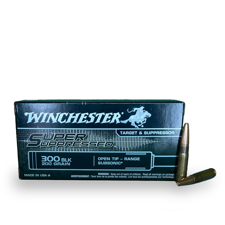 .300 BLK 200gr Super Suppressed Subsonic Winchester - 20 Rounds