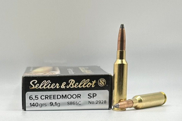 6.5 Creedmoor 140gr SP Sellier & Bellot - 20 Rounds