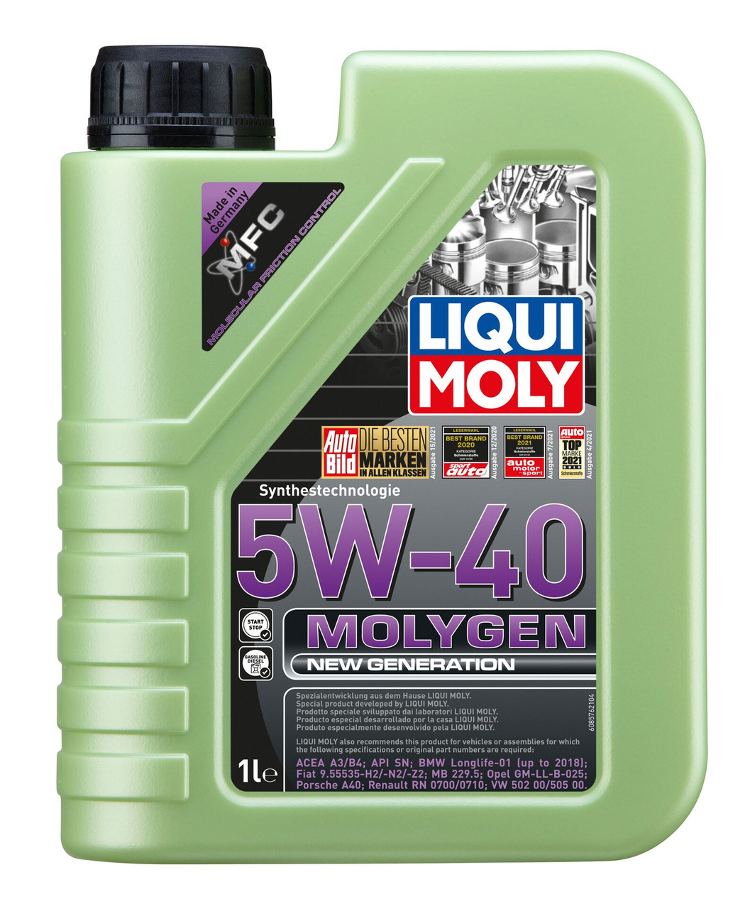 LIQUI MOLY- OIL Molygen 5w40 1l