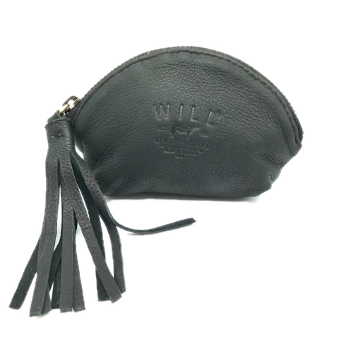 Genuine Leather Zip Pouch