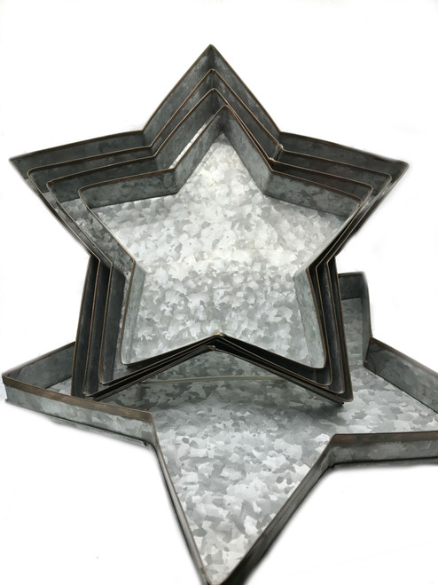 Copper Edge Star Tray set