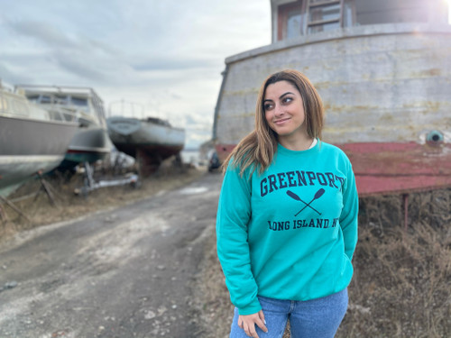 Crew Fundamental Sweatshirt crossed oars