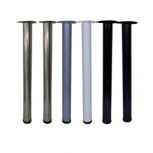 Table Legs 690-720mm - all six finishes, mounting plate fitted